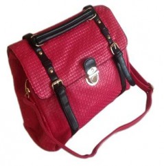 Maroon Fashion Book Handbag