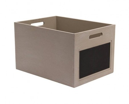 LARGE CHALK BOARD UTILITY CRATE